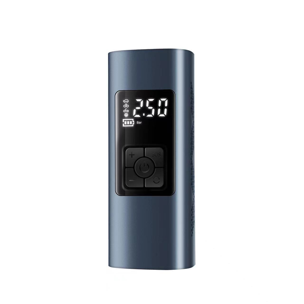 Wireless Portable Electric Car Air Pump – High-Power Inflator with Digital Display