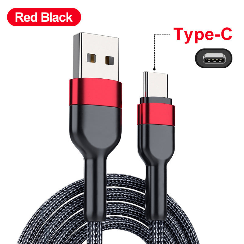 Ultra-Durable Nylon Braided Charging Cable with Pure Copper Core