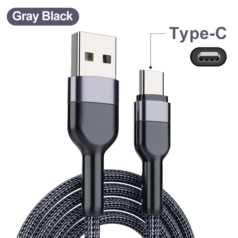 Ultra-Durable Nylon Braided Charging Cable with Pure Copper Core