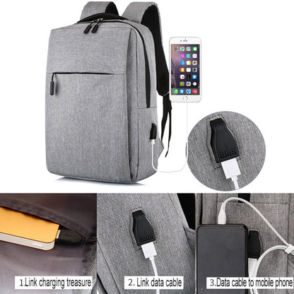 [NEW] Ultimate Commuter / Laptop Backpack with External USB Charging!