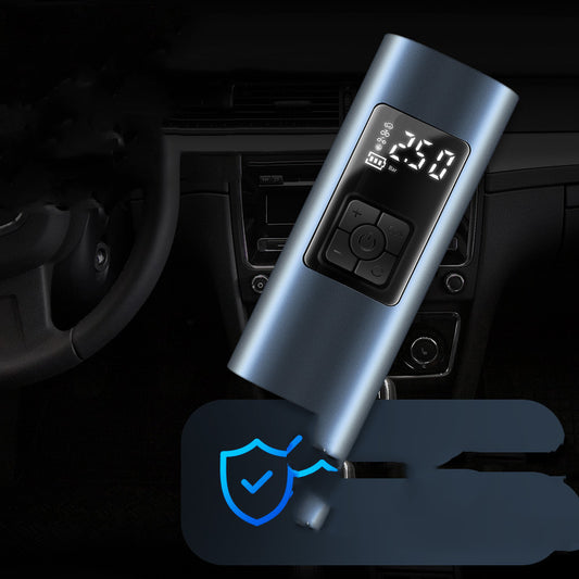 Wireless Portable Electric Car Air Pump – High-Power Inflator with Digital Display