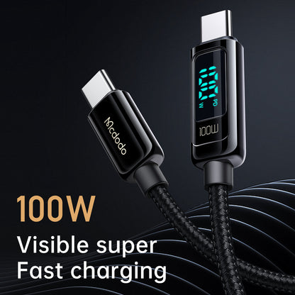 [NEW] Sky Eye Series PD Fast Charging Cable with Real-Time Display (1.2m)