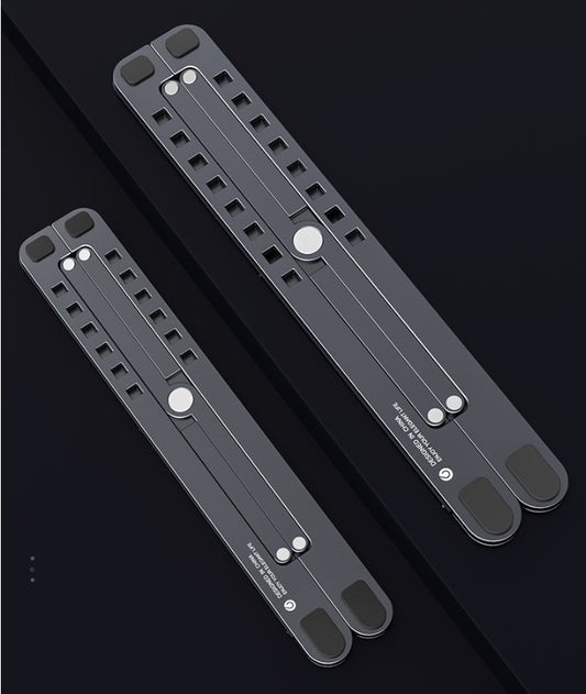 Adjustable Aluminum Laptop Stand – Portable, Ergonomic, and Travel-Ready