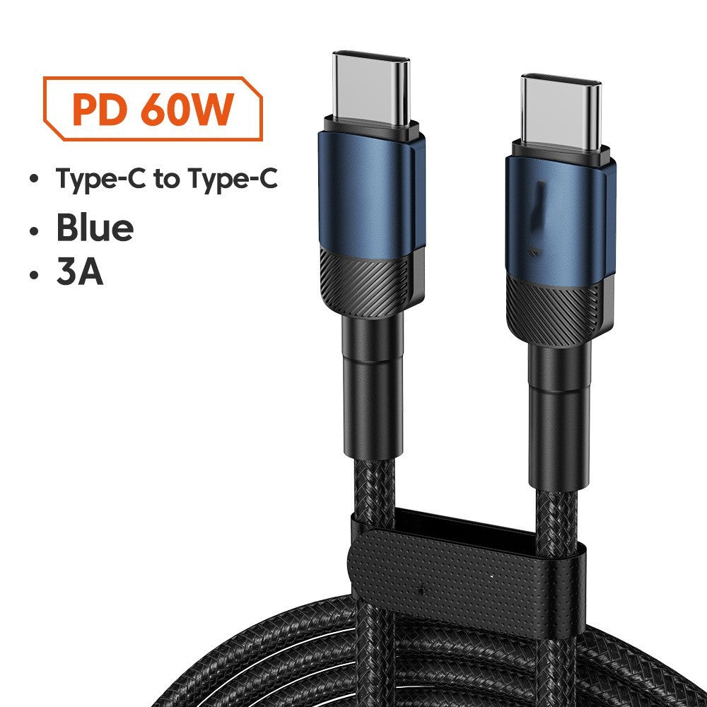 Fast-Charging Type-C Data Cable – 100W / 60W | 3A, 5A & 6A